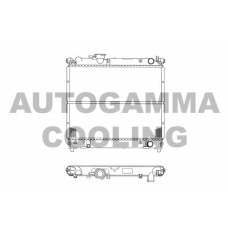 102341 AUTOGAMMA Радиатор, охлаждение двигателя