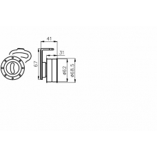 TKR 9995 TIMKEN Натяжной ролик, ремень грм