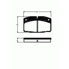 101.00 REMSA 101 00_=101 20=571833b=fdb173=fdb375 !колодки дисковые п. opel kadett 1.2-1.7d 83-91/ascona 81-88