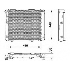 350213547000 MAGNETI MARELLI Охладитель, охлаждение двигателя