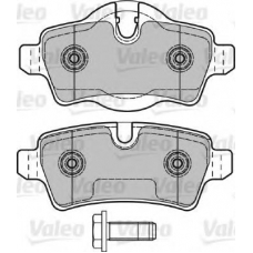 601041 VALEO Комплект тормозных колодок, дисковый тормоз