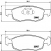 P 23 118 BREMBO Комплект тормозных колодок, дисковый тормоз