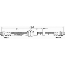 FBH7300 FIRST LINE Тормозной шланг