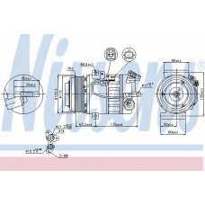 89392 NISSENS Компрессор, кондиционер