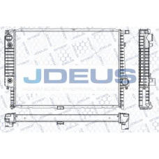 RA0050060 JDEUS Радиатор, охлаждение двигателя