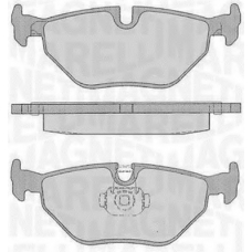 363916060157 MAGNETI MARELLI Комплект тормозных колодок, дисковый тормоз