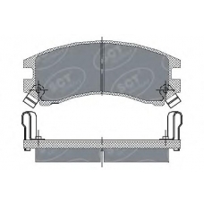 SP 148 SCT Комплект тормозных колодок, дисковый тормоз
