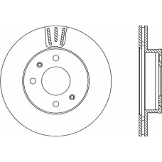 BDR2223.20 OPEN PARTS Тормозной диск