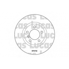 DF2732 TRW Тормозной диск