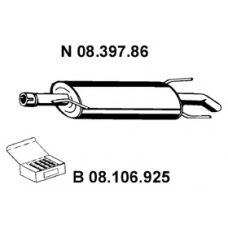 08.397.86 EBERSPACHER Глушитель выхлопных газов конечный
