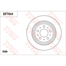 DF7644 TRW Тормозной диск