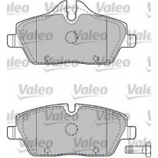 598699 VALEO Комплект тормозных колодок, дисковый тормоз