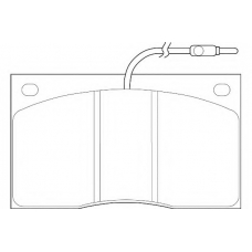 WBP20380A WAGNER LOCKHEED Комплект тормозных колодок, дисковый тормоз