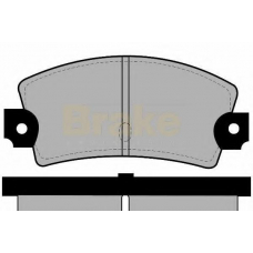 PA276 BRAKE ENGINEERING Комплект тормозных колодок, дисковый тормоз