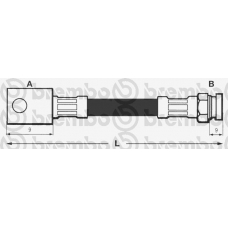 T 85 032 BREMBO Тормозной шланг