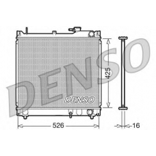 DRM47015 DENSO Радиатор, охлаждение двигателя