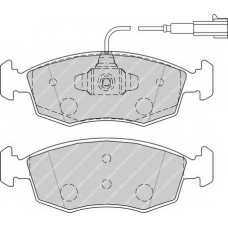 FDB4353 FERODO Комплект тормозных колодок, дисковый тормоз