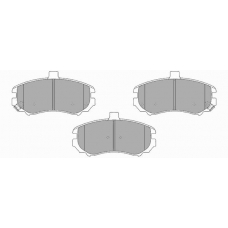 987.1 SIMER Комплект тормозных колодок, дисковый тормоз