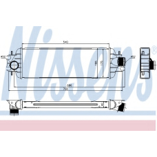 96775 NISSENS Интеркулер