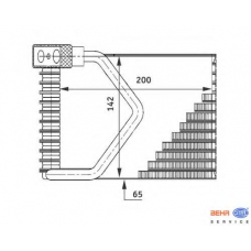 8FV 351 211-271 HELLA Испаритель, кондиционер