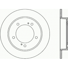 BDA1498.10 OPEN PARTS Тормозной диск