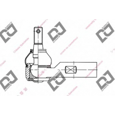 DE1003 DJ PARTS Наконечник поперечной рулевой тяги