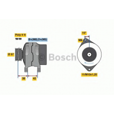 0 986 049 960 BOSCH Генератор