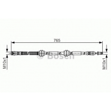 1 987 481 473 BOSCH Тормозной шланг