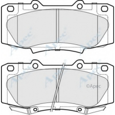 PAD1840 APEC Комплект тормозных колодок, дисковый тормоз