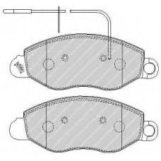 FVR1616 FERODO Комплект тормозных колодок, дисковый тормоз