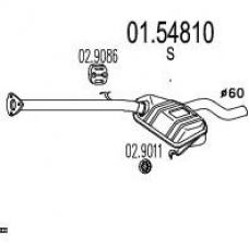 01.54810 MTS Средний глушитель выхлопных газов