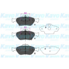 KBP-9091 KAVO PARTS Комплект тормозных колодок, дисковый тормоз