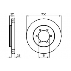 0 986 478 709 BOSCH Тормозной диск