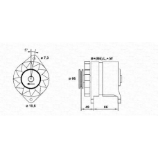 943356665010 MAGNETI MARELLI Генератор