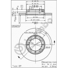 08.4974.10 BREMBO Тормозной диск