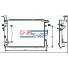 5700471 KUHLER SCHNEIDER Радиатор, охлаждение двигател