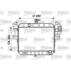 734864 VALEO Радиатор, охлаждение двигателя