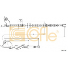 10.5234 COFLE Трос, стояночная тормозная система