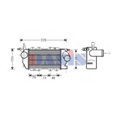 157100N AKS DASIS Интеркулер