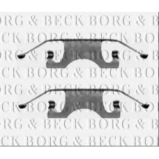 BBK1374 BORG & BECK Комплектующие, колодки дискового тормоза