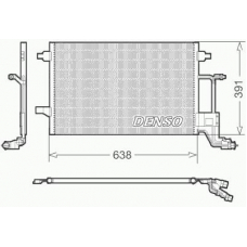 DCN02014 DENSO Конденсатор, кондиционер