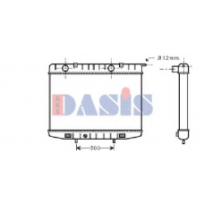 150760N AKS DASIS Радиатор, охлаждение двигателя