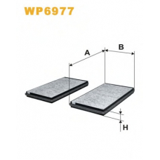 WP6977 WIX Фильтр, воздух во внутренном пространстве