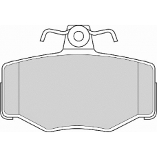 FD6477N NECTO Комплект тормозных колодок, дисковый тормоз