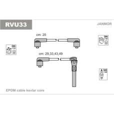 RVU33 JANMOR Комплект проводов зажигания