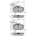 ADB11098 COMLINE Комплект тормозных колодок, дисковый тормоз