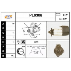 PL9308 SNRA Стартер