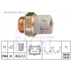 7.5624 FACET Термовыключатель, вентилятор радиатора
