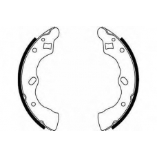 GS8581 TRW Комплект тормозных колодок