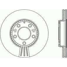 BDR2135.20 OPEN PARTS Тормозной диск